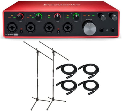 Focusrite Scarlett 18i8 3rd Gen USB Audio Interface Bundle