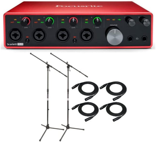 Focusrite Scarlett 18i8 3rd Gen USB Audio Interface Bundle
