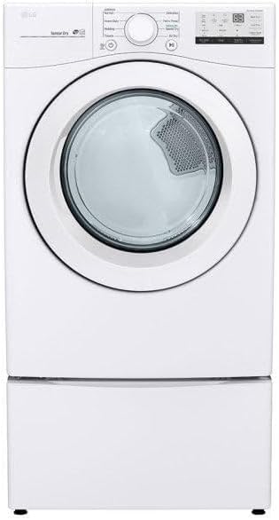 LG DLE7150W 7.4 cu. ft. Electric Dryer - White — main product image