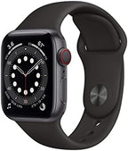 Apple Series 6 Watch (GPS + Cellular, 40mm) Space Gray (Renewed)