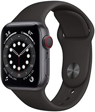 Apple Series 6 Watch (GPS + Cellular, 40mm) Space Gray (Renewed)