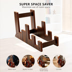 DIDA Wooden Multi-Guitar Stand for Three Instruments