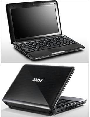 MSI U135-204US 10-Inch Netbook Black — main product image
