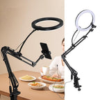 Generic Overhead Ring Light with Adjustable Desk Clamp