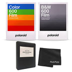 Polaroid 600 Instant Film Black & White + Color Bundle