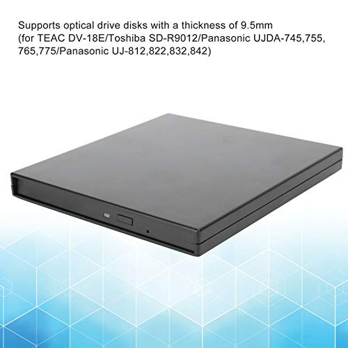 Fabater 9.5mm External Optical Drive Enclosure, USB Bus-Powered — main product image