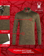 Spyder Active Quarter Zip Performance Shirt