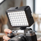 Fabater Mini LED Camera Light with Cold Shoe Mounts