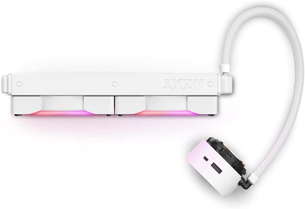 NZXT RL-KRZ63-RW Kraken Z63 RGB 280mm AIO Liquid Cooler White