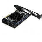 MEKTRIQEC 10-Port SATA 3.0 PCIe Storage Expansion Card