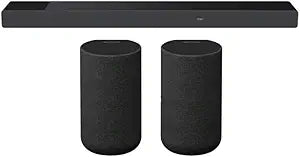 Sony HT-A7000 Dolby Atmos Soundbar with SA-RS5 Speakers
