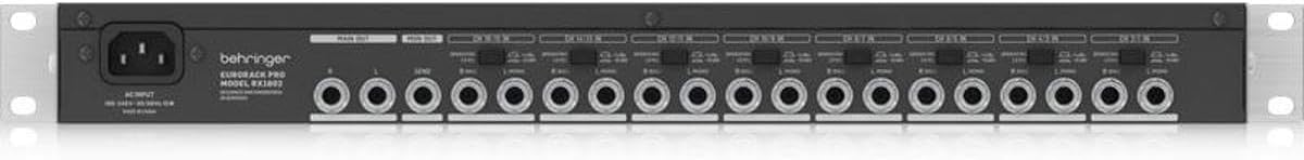 Behringer RX1602 V2 Rackmount Line Mixer - 16-Input Submixer