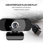 DDYYDS 1080p Full HD Webcam with Built-in Microphone