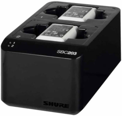 Shure SBC203-US Dual Dock for SLXD Wireless Mics