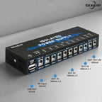 SKAEHP Isolated 10-Output Guitar Pedal Power Supply