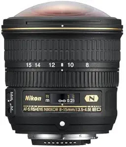 Nikon CRTNK815F45FE AF-S 8-15mm Fisheye Lens (Renewed)