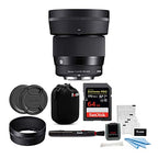 Sigma ASIG351965KX 56mm f/1.4 Sony E Lens Bundle