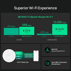 TP-Link Omada EAP770 WiFi 7 BE11000 Tri-Band Access Point