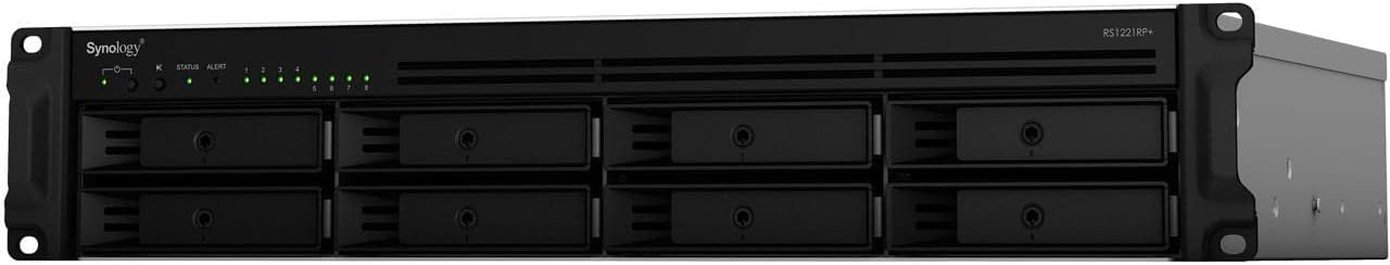 Synology RS1221RP+ 8-Bay RackStation NAS Diskless