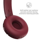 TCL MTRO200BT Wireless On-Ear Headphones Burgundy