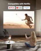 VOPLLS Smart Portable Projector with TOF Autofocus and WiFi 6