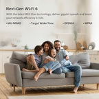 Mercku M6 WiFi 6 AX1800 Dual-Band Mesh Router