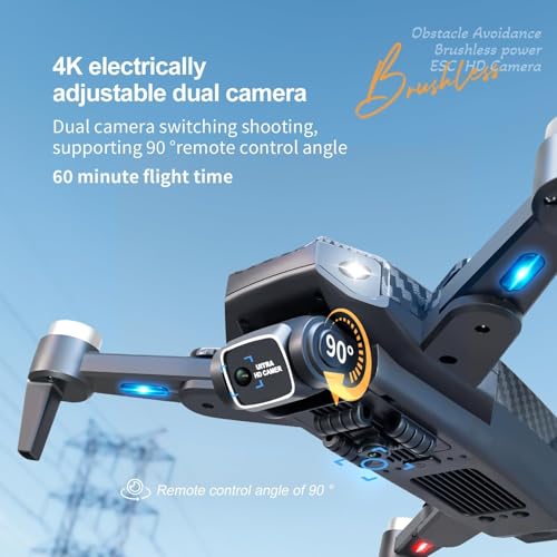LOQFGDW Foldable 4K GPS Camera Drone Quadcopter — main product image