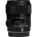 Sigma 340306 35mm f/1.4 DG HSM Art Lens Nikon Bundle