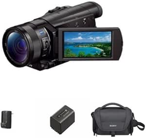 Sony FDR-AX100/B 4K Camcorder with Accessories Kit