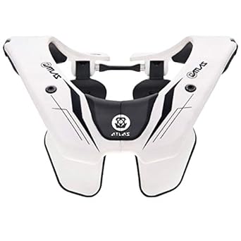 Atlas AA3-00-000 Air Neck Brace - Small, Ghost White