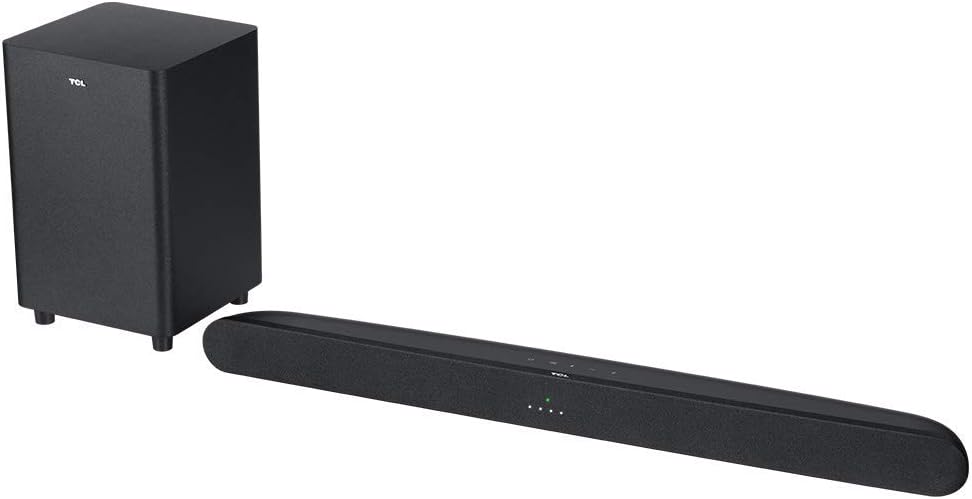 TCL 6+ TS6110 Alto 2.1 Channel Sound Bar with Wireless Subwoofer (Renewed)