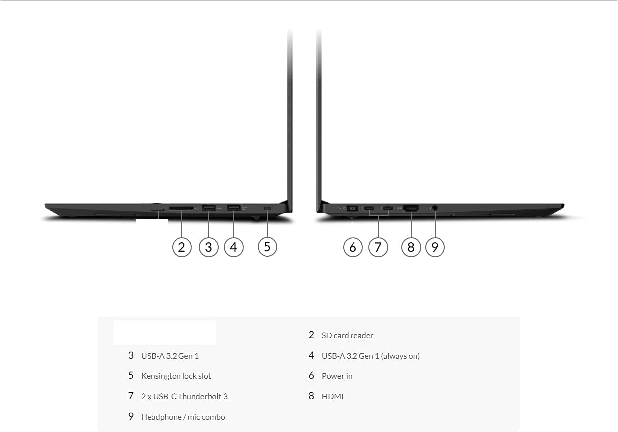 Lenovo P1 ThinkPad 16" 4K i9 RTX 3080 Workstation