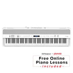 Roland FP 90X White Digital Piano Premium Bundle