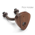 Tapsawp Black Walnut Guitar Wall Mount Hangers, 2 Pack