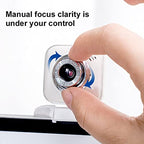 DDYYDS 1080p Full HD Webcam with Built-In Stereo Microphones