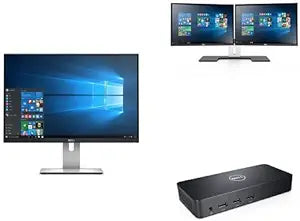 Dell Workstation Dual U2415 Monitors UltraHD Dock