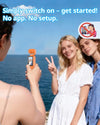 CGXUED Pocket Vlogging Camcorder with 180° Rotating Lens
