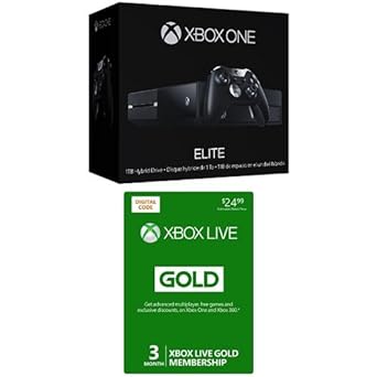 Microsoft Xbox One 1TB Elite Console Bundle + Gold Membership