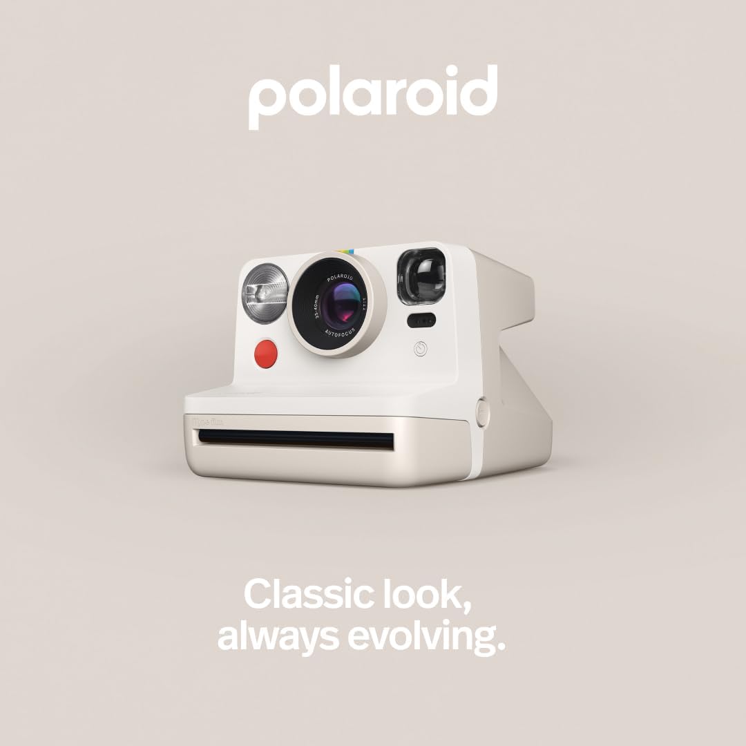 Polaroid 9130 Now Instant Camera - Vintage White
