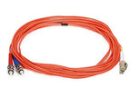 Monoprice 102624 - Fiber Optic Cable - LC/ST, OM1, Multi Mode - 5 Meter