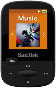 SanDisk SDMX24-008G-G46K 8GB Clip Sport MP3 Player Black