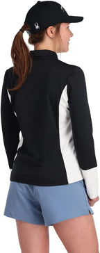 Spyder 234209 Womens Arc Graphene Tech Zip Neck