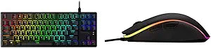 HyperX Alloy Origins Core TKL Keyboard & Pulsefire Surge Mouse — main product image