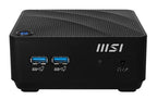 MSI Cubi N JSL-005US Mini PC Pentium N6000 4GB 128GB SSD