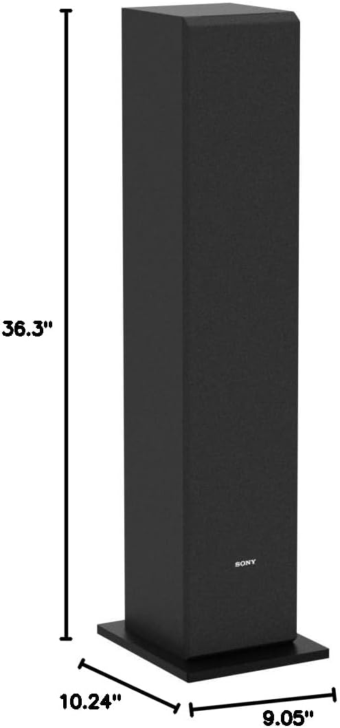 Sony E9SNSSCS3 SS-CS3 Floor Standing Speaker - 4-Driver, Bass Reflex