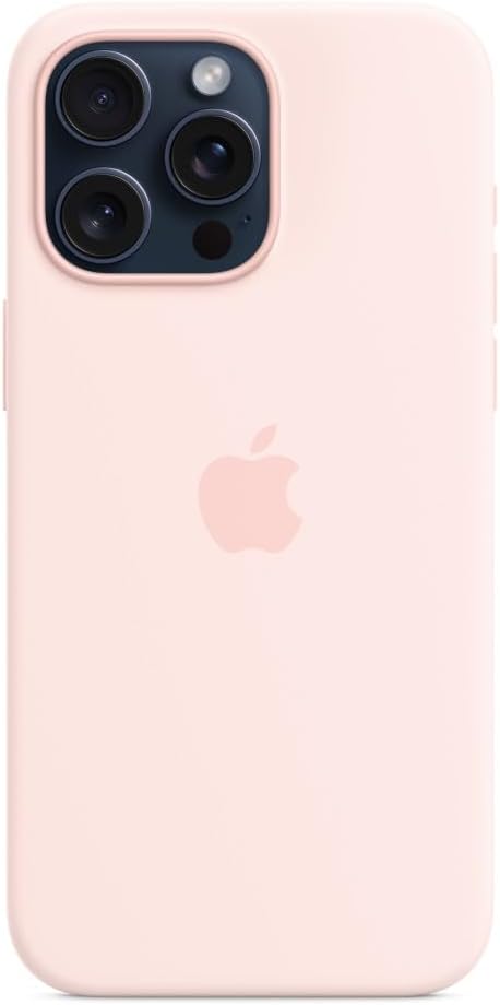 Apple iPhone 15 Pro Max Silicone Case MagSafe - Light Pink