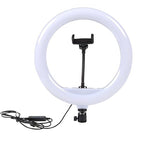 BFKRYP Circular LED Fill Light with Phone Holder Stand