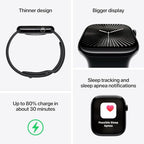 Apple A3001 Watch Series 10 42mm Jet Black (Renewed)