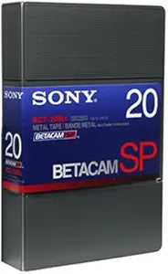Sony BCT-20MA Betacam SP 20 Minute Video Tape — main product image