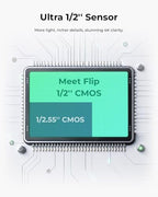 OBSBOT Meet Flip Foldable 4K AI Webcam